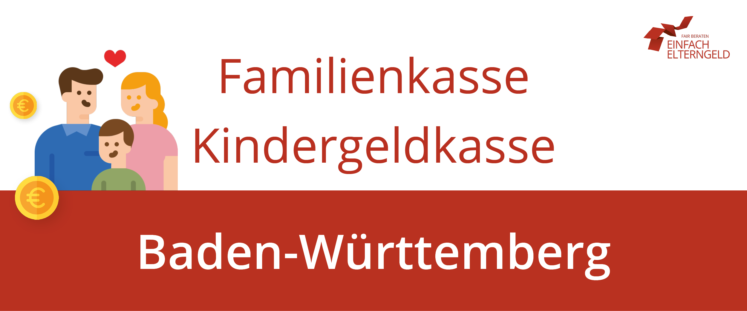 Familienkasse Kindergeldkasse Baden-Württemberg - Wir stellen Ihnen alle Standorte in Baden-Württemberg vor.