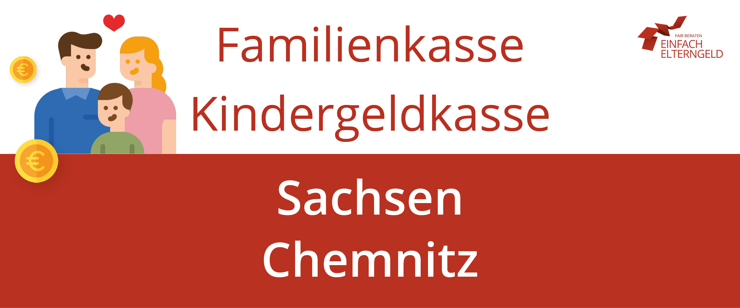 Familienkasse Kindergeldkasse Sachsen Chemnitz - So erreichen Sie Ihre Familienkasse.