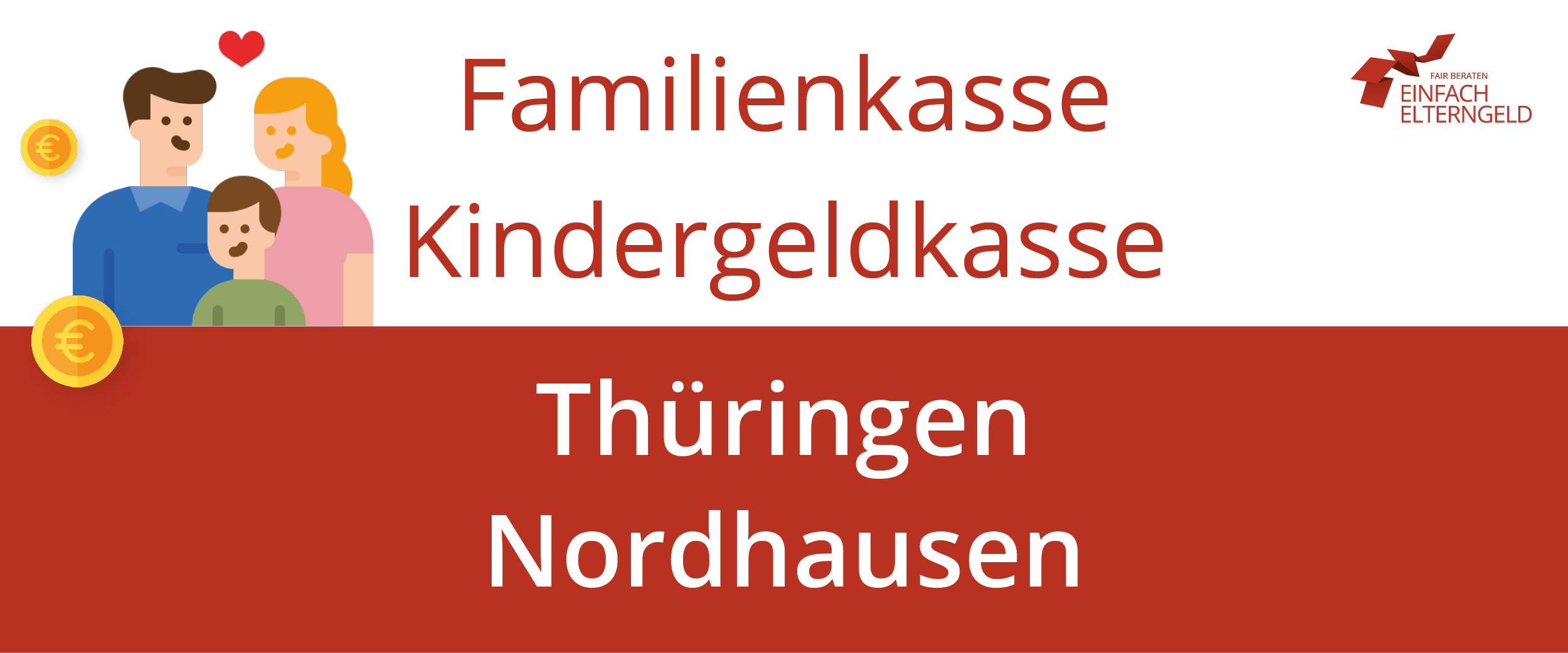 Familienkasse Kindergeldkasse Thüringen Nordhausen - So erreichen Sie Ihre Familienkasse.