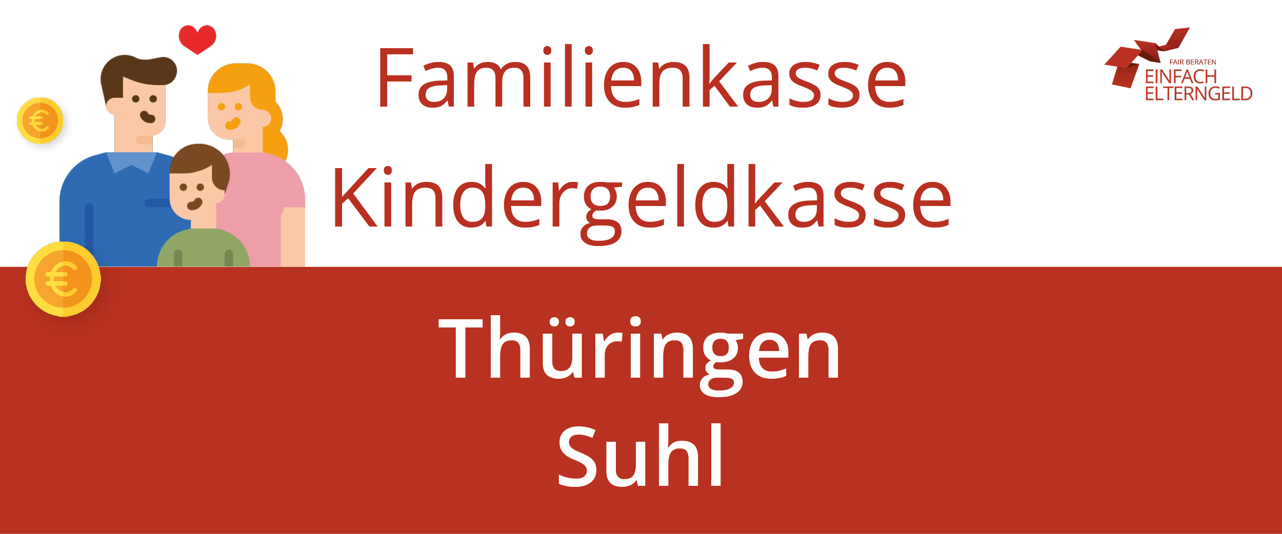 Familienkasse Kindergeldkasse Thüringen Suhl - So erreichen Sie Ihre Familienkasse.