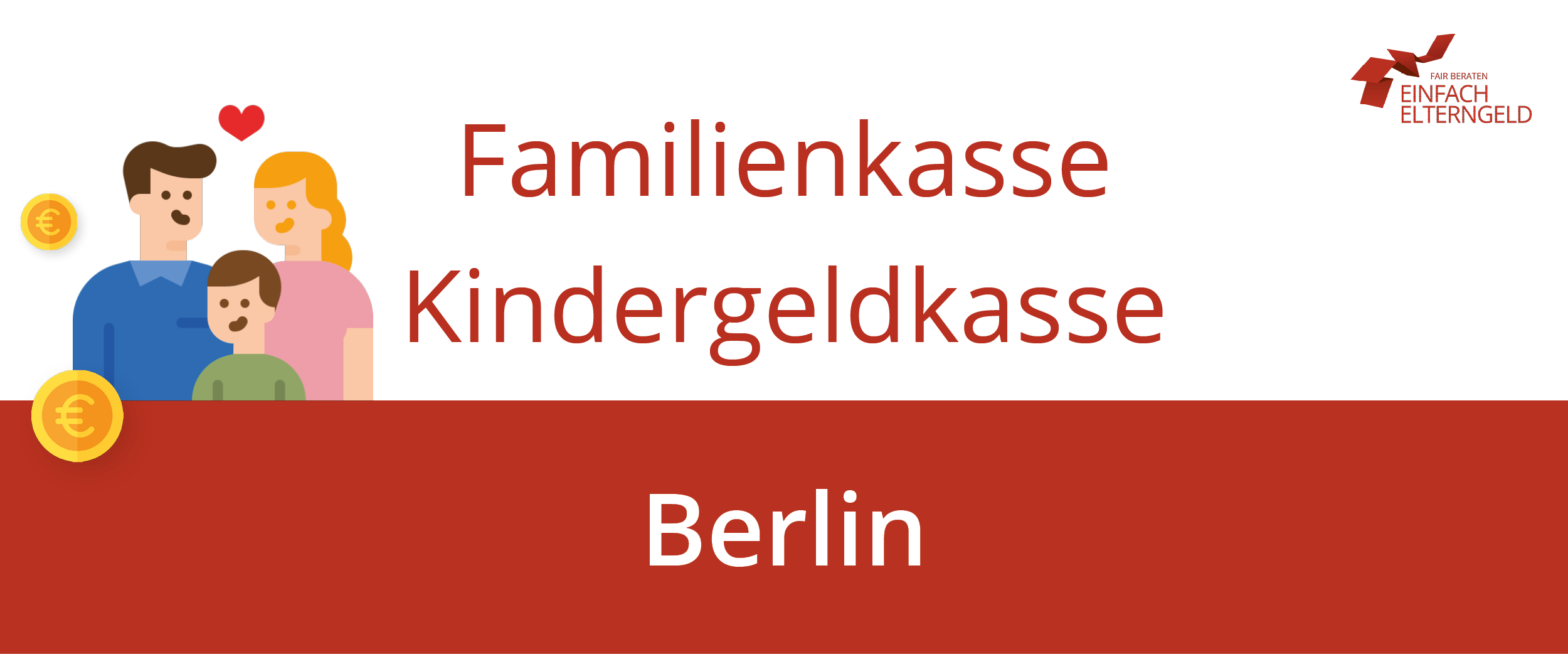 Informationen zur Familienkasse in Berlin finden Sie hier.