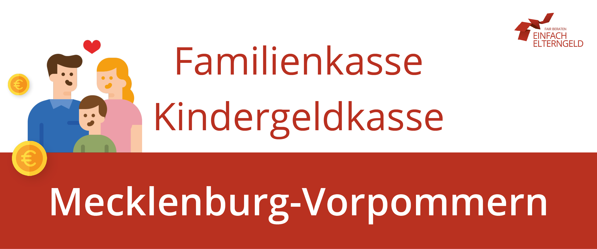 Die Familienkasse Mecklenburg-Vorpommern erreichen Sie an diesen Standorten.