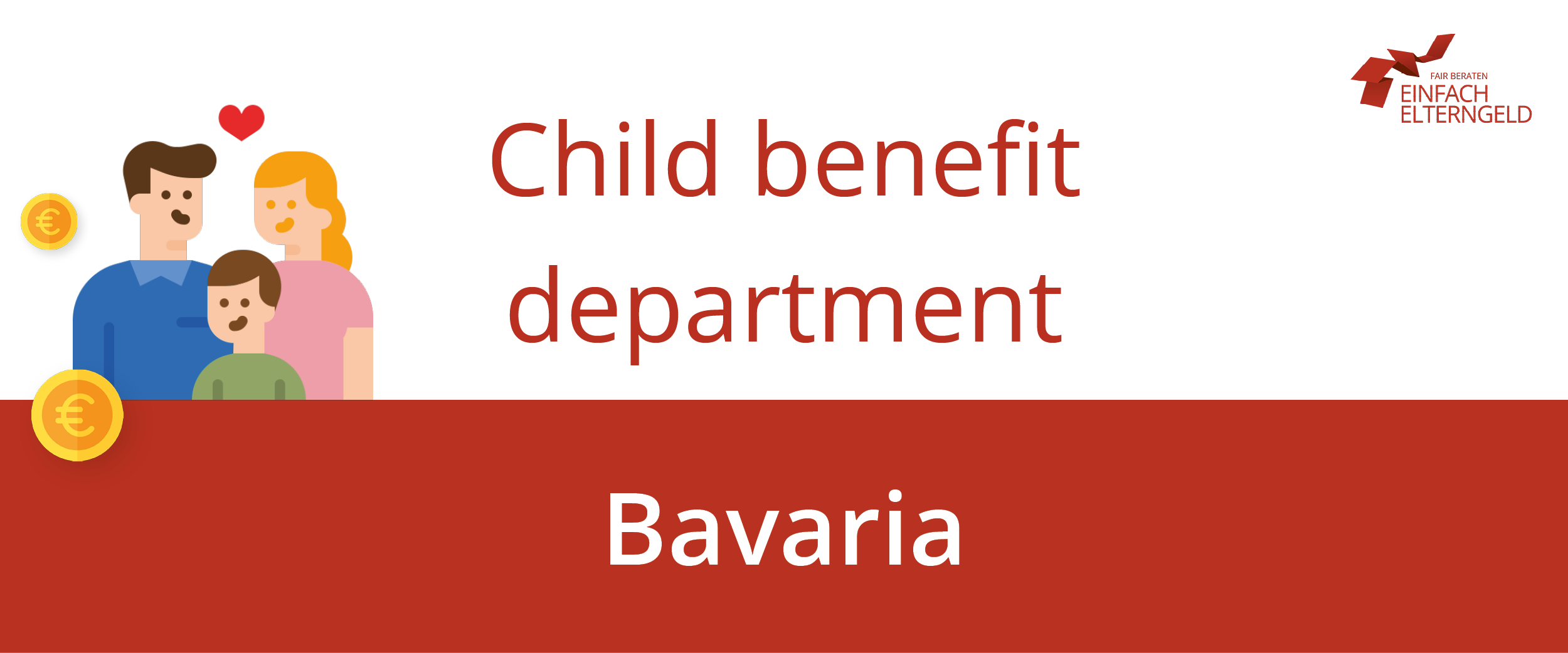 We introduce you to the child benefit department Bavaria.