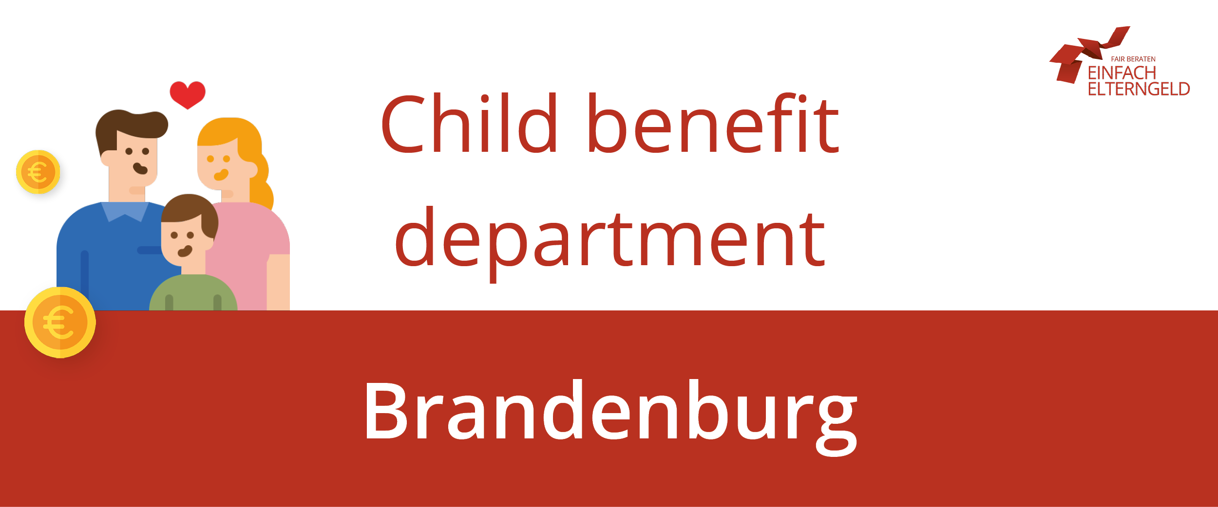 We introduce you to the child benefit department of Brandenburg.