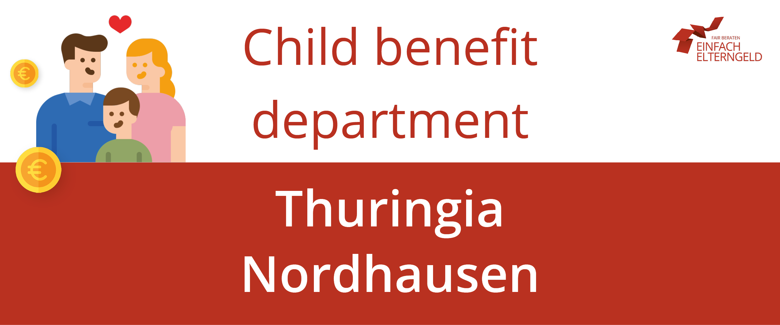 We present you the Child benefit department Thuringia Nordhausen.