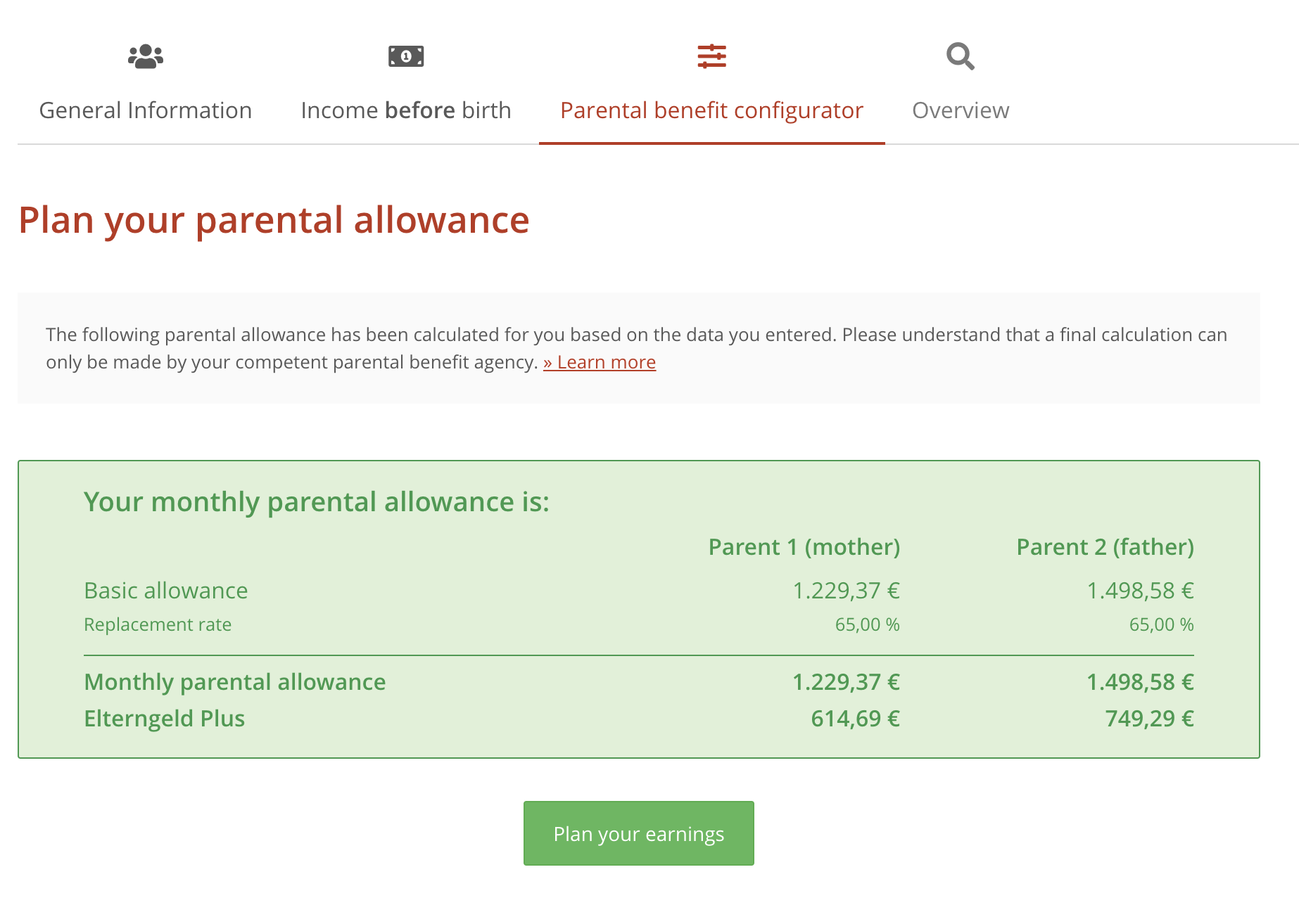 Parental Allowance Calculator: Calculate Your Allowance ️ Quick & Easy